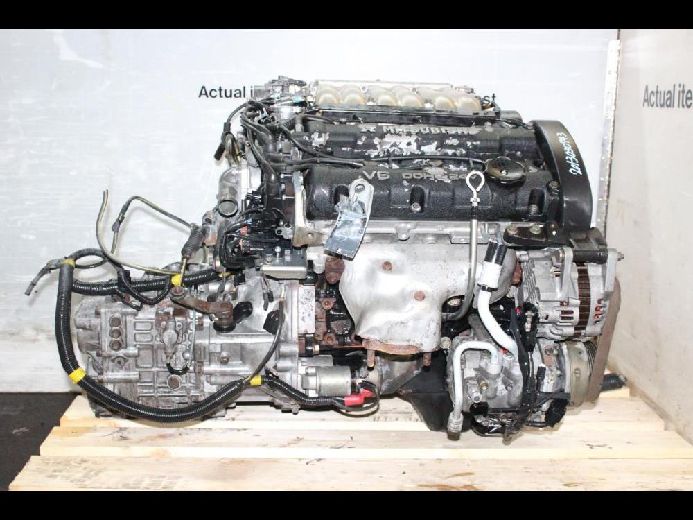 JDM 6G72 1994-1997 MITSUBISHI GTO 3000GT 3.0L V6 ENGINE STEALTH MANUAL AWD TRANSMISSION: Image 8