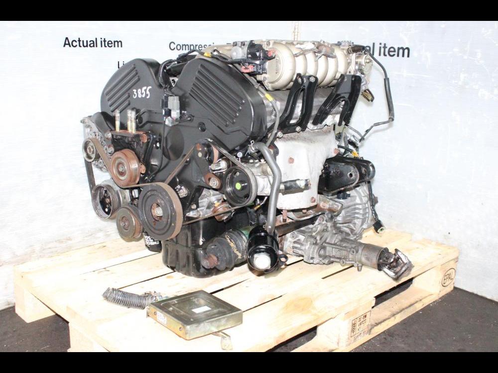 JDM 6G72 1994-1997 MITSUBISHI GTO 3000GT 3.0L V6 ENGINE STEALTH MANUAL AWD TRANSMISSION: Image 4