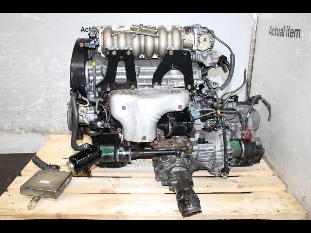 JDM 6G72 1994-1997 MITSUBISHI GTO 3000GT 3.0L V6 ENGINE STEALTH MANUAL AWD TRANSMISSION: Image 3