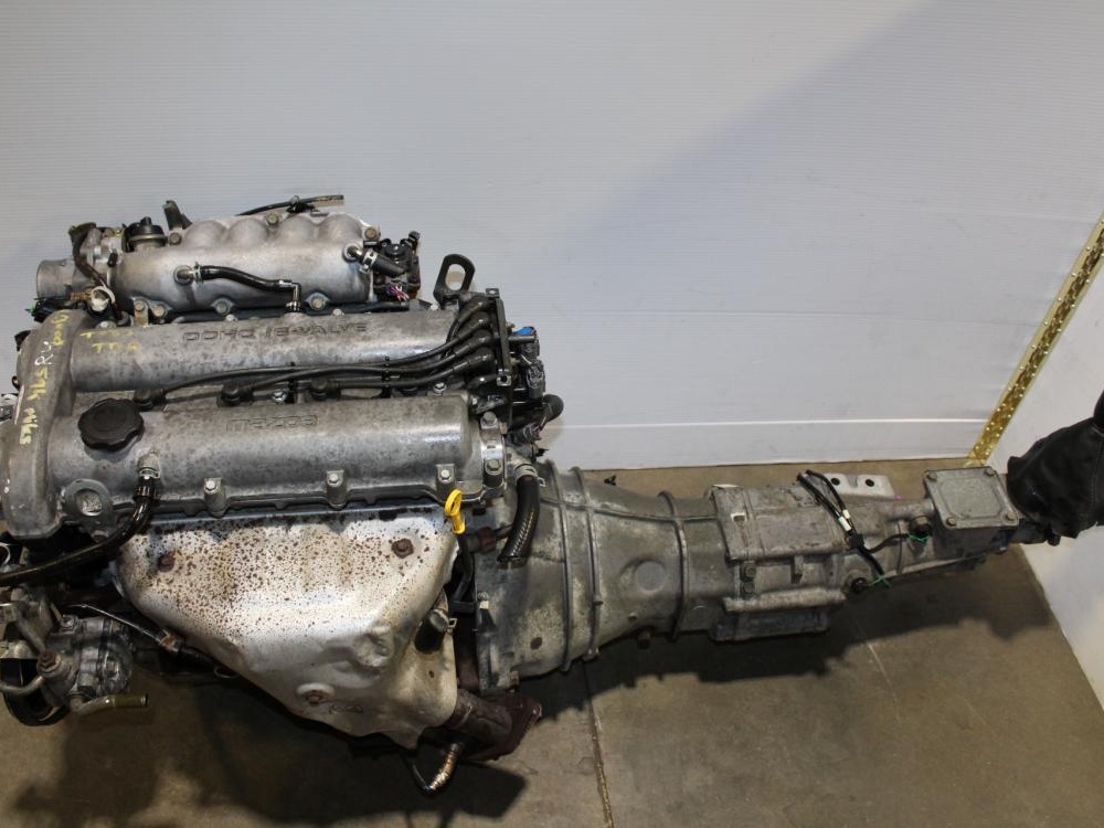 JDM MAZDA MIATA BP 1.8L MOTOR AND 5 SPEED TRANSMISSION 2001-2005: Image 2