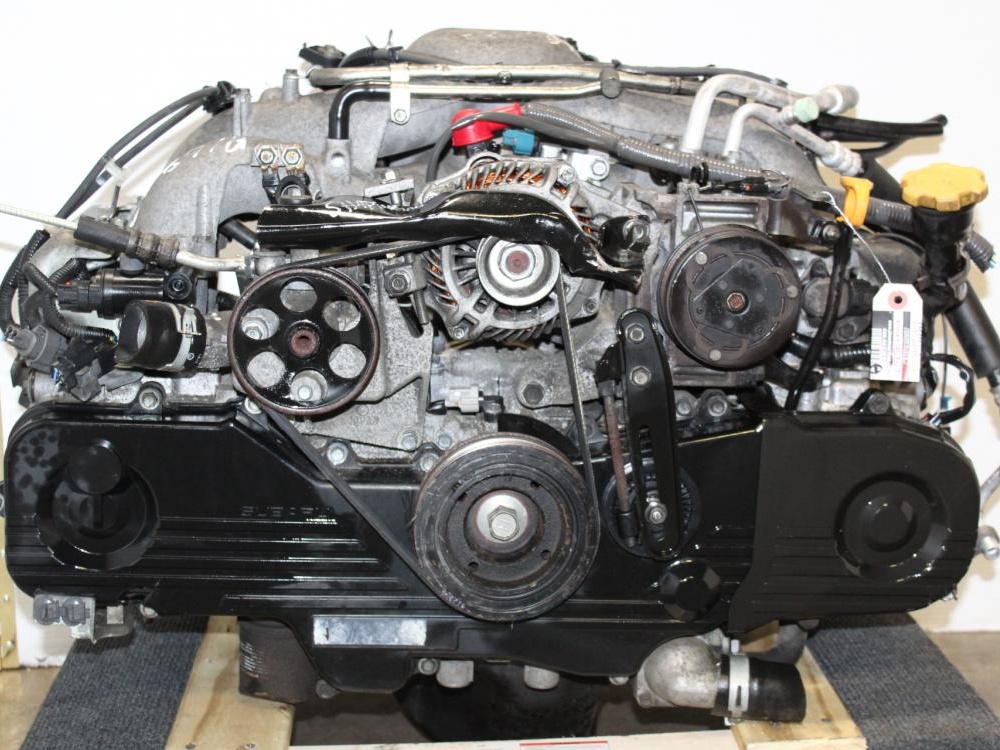 USED JDM SUBARU EJ25 SOHC 2.5L NON AVCS IMPREZA FORESTER OUTBACK LEGACY JMD MOTOR 2002-2005: Image 1