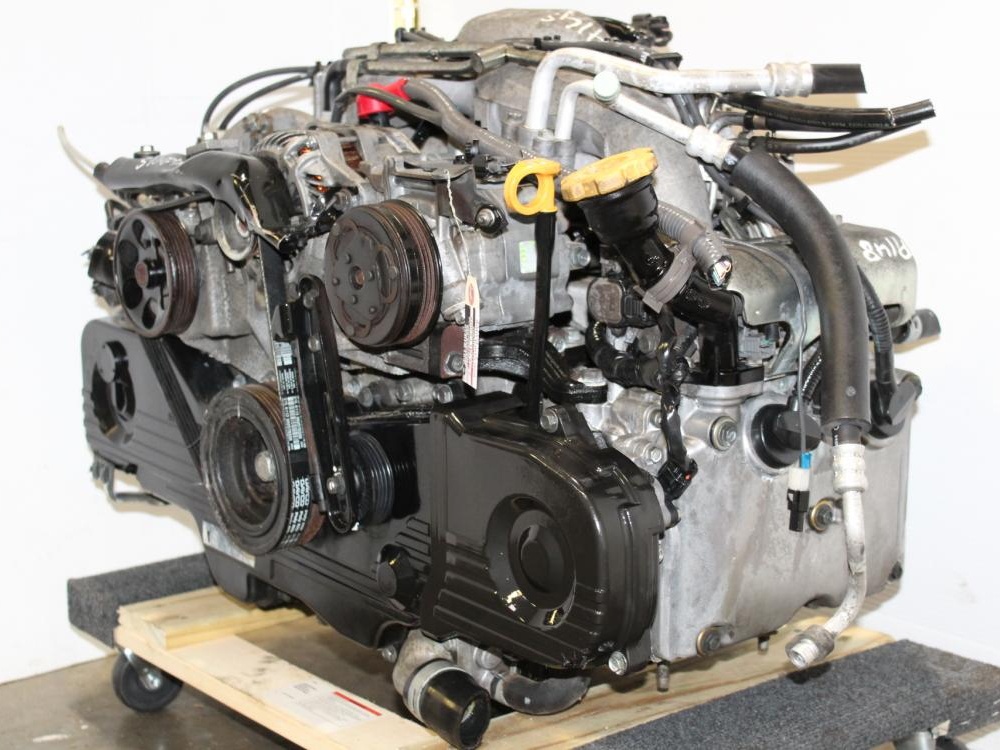 USED JDM SUBARU EJ25 SOHC 2.5L NON AVCS IMPREZA FORESTER OUTBACK LEGACY JMD MOTOR 2002-2005: Image 2