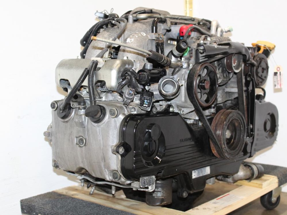 USED JDM SUBARU EJ25 SOHC 2.5L NON AVCS IMPREZA FORESTER OUTBACK LEGACY JMD MOTOR 2002-2005: Image 4