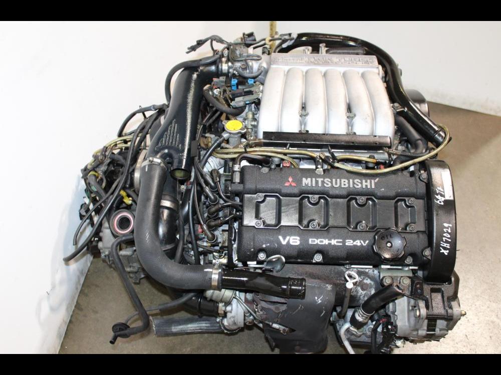 JDM 6G72 MITSUBISHI GTO 3000GT 3.0L V6 MANUAL TRANSMISSION AWD ECU JDM MOTOR : Image 4