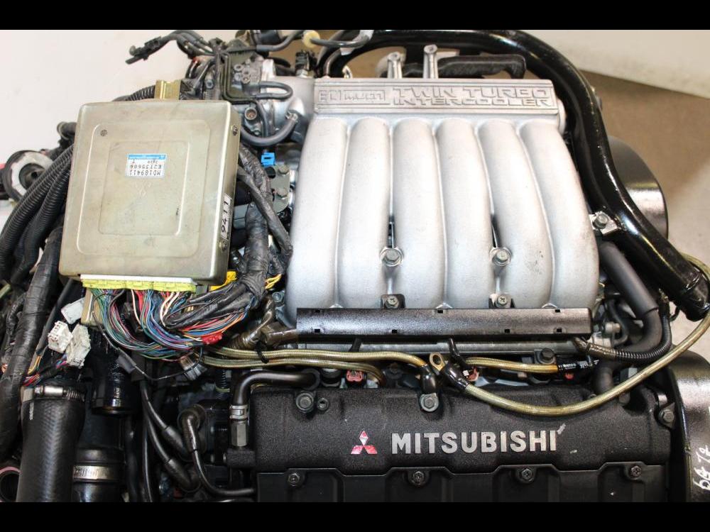 JDM 6G72 MITSUBISHI GTO 3000GT 3.0L V6 MANUAL TRANSMISSION AWD ECU JDM MOTOR : Image 6