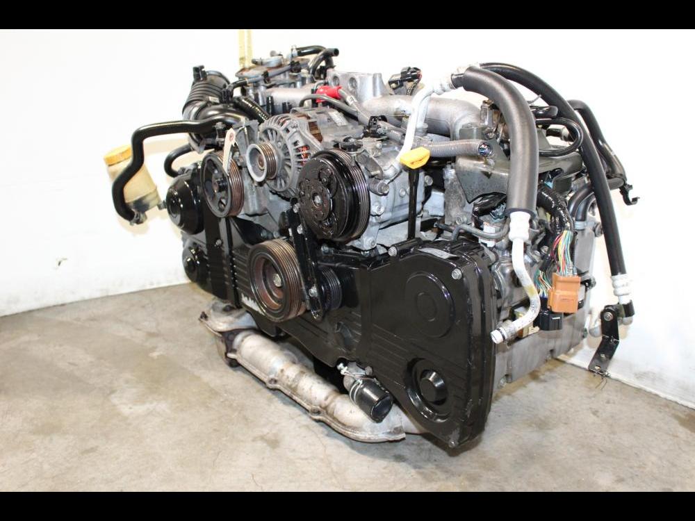 JDM 2002-2005 SUBARU FORESTER EJ205 2.0L QUAD CAM AVCS TURBO ENGINE ONLY IMPREZA WRX EJ20 FOR SALE: Image 3