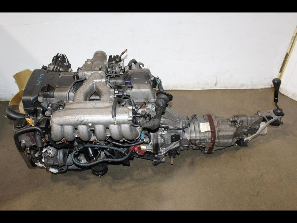 JDM TOYOTA 2JZ-GE NON VVTI ENGINE 5SPEED MANUAL TRANSMISSION: Image 2