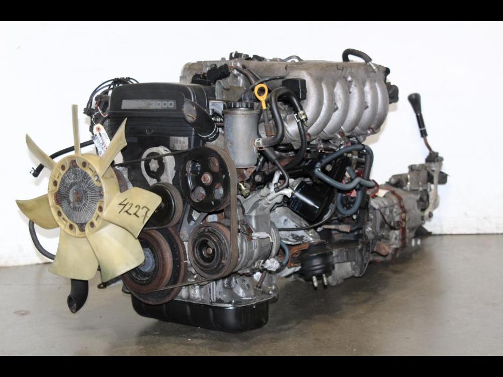 JDM TOYOTA 2JZ-GE NON VVTI ENGINE 5SPEED MANUAL TRANSMISSION: Image 4