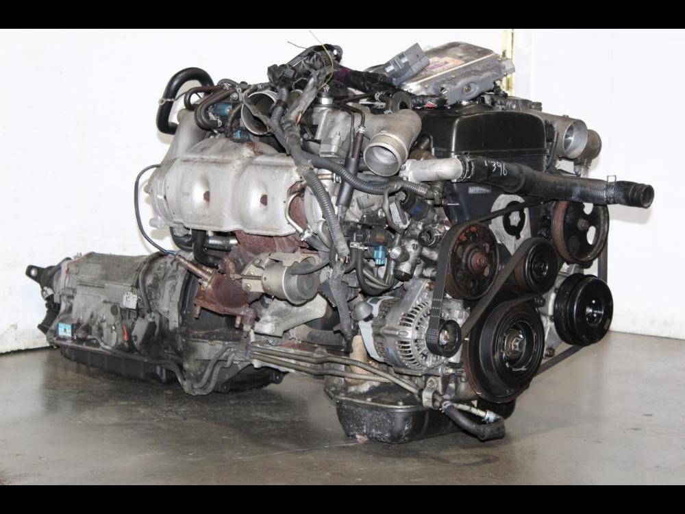 JDM TOYOTA 2JZGTE 3.0L TWIN TURBO ENGINE AUTOMATIC TRANSMISSION: Image 10