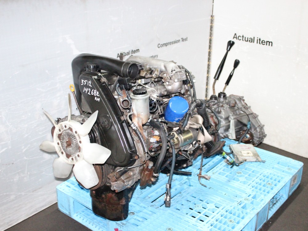 TOYOTA LAND CRUISER PRADO 1KZ 3.0L TURBO DIESEL ENGINE AWD MANUAL TRANS ECU JDM 1KZ MOTOR