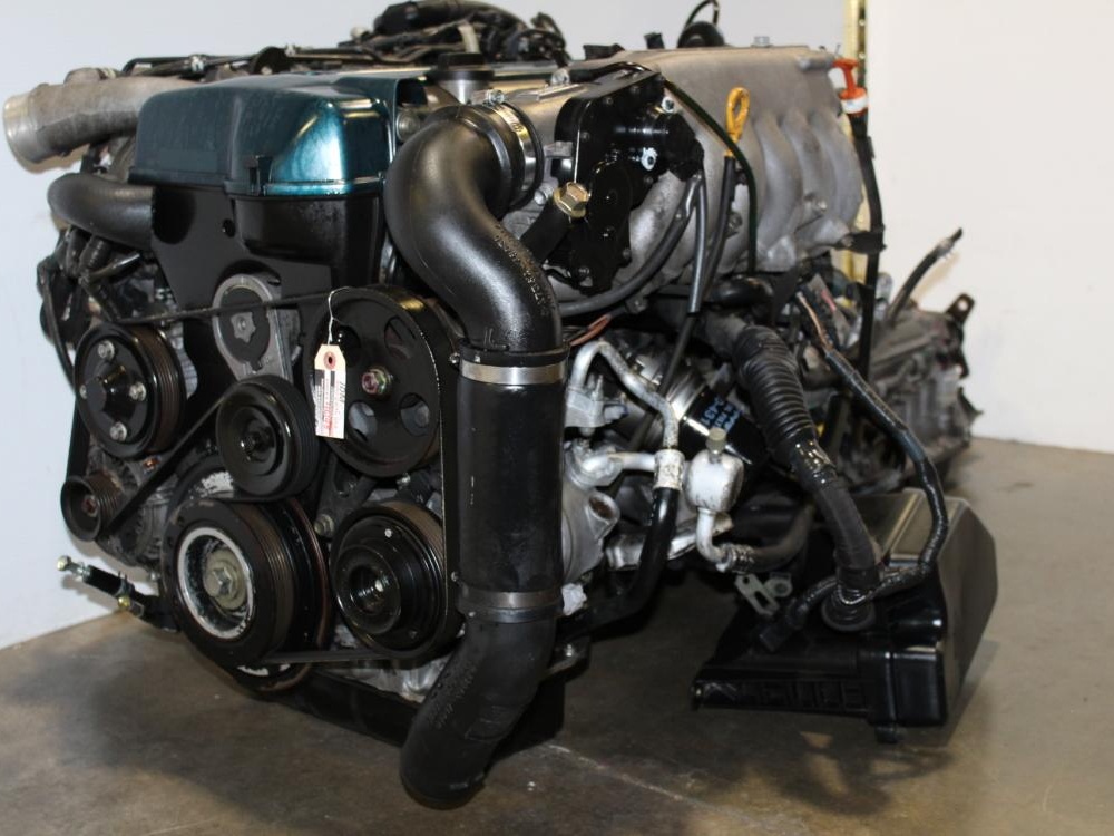 JDM TOYOTA ARISTO VVTi TWIN TURBO MOTOR 2JZGTE ENGINE SUPRA 2JZGTE AUTOMATIC TRANSMISSION WITH ECU & IGNITER CHIP